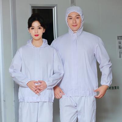 China One Piece Cotton Food Factory Uniforms Food Processing Workwear Coverall Food Worker Uniforms for sale