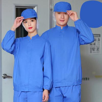 China One Piece Cotton Food Factory Uniforms Food Processing Workwear Coverall Food Worker Uniforms for sale