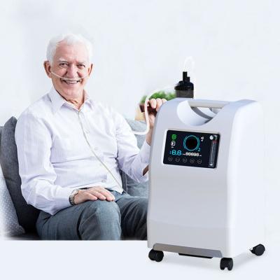 China 24/7 Professional Oxyg Ne Olive Concentrator Continuous Flow 10 Liters 95% Flow High Use 5l 7l 8l 10l Hospital Mobile Medical Oxygen Concentrator for sale