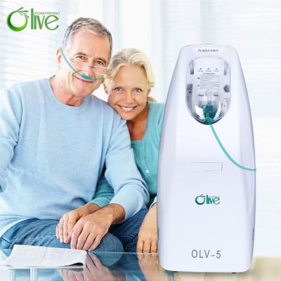 China 24/7 Continuous Flow Olive Oxigen Generator 5l/h Continuous Flow Home Oxygen Machine 5l Portable Medical Mobile Oxygen Concentrator 5L Oxygen Concentrator For Sale for sale