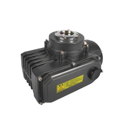 China General electric actuator 380v control for motorized valve, 90 degree 4-20ma electric rotary actuator, 230v rotary valve electric actuator for sale