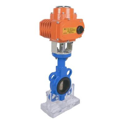 China Dn32 SS 304 General Butterfly Valve With 50nm 4-20mA Intelligent Modulating Trigger for sale