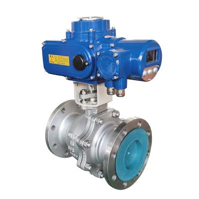 China General high quality smart type valve actuator with flange ball valve dn50 pn16 for sale