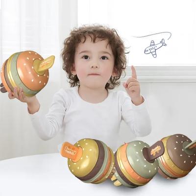 China Lovely Hamburg Rotating Toys Clink Plastic Baby Gift Set For 8.5*9*8 cm Newborn for sale