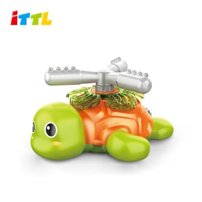 China Bath Toy Cartoon Animals Rotating Water Spray Toys Baby Sprinkler Bath Machine Children for sale