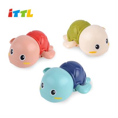 China Bath Toy Hot Selling Cartoon Animals Swimming Baby Pool Game Kids Turtle Floating Toys For Bath for sale