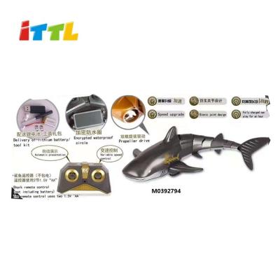 China Best Selling Realistic RC Toys Kids Battery Remote Control Electric Waterproof Swimming Shark for sale