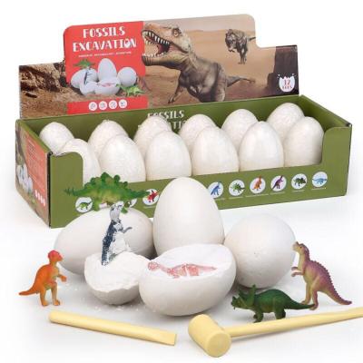 China parent-child game 12pcs new intelligent dinosaur archeology toy safety child toy science 36x11x8.5cm for sale