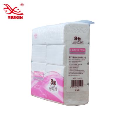 China Toilet Paper Pack Facial Tissue Paper Soft Extraction, Manufacturer Wholesale, Factory Price, 100% Virgin Wood Pulp, ODM OEM for sale