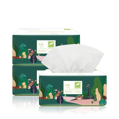 China Magic Tissue Tissue Paper Virgin Wood Pulp Organic English Packing Facial Tissue 4ply Tissue for sale