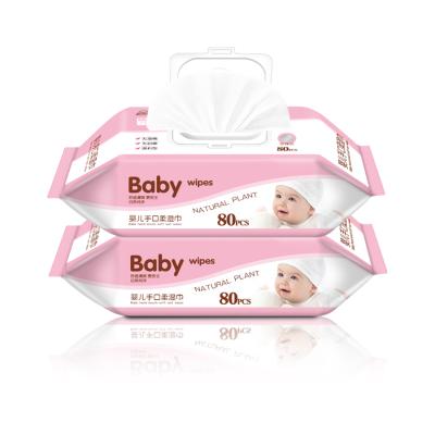 China Gentle Cleansing Face Water Soft Cloth Baby Wet Wipes Hand Water Wipes Baby Wet Wipes for sale