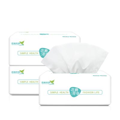 China Tissue factory direct sale wood pulp magic facial tissue paper at wholesale price for sale