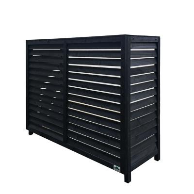 China Wooden Outer Rack Box Protect Air Conditioner Wooden Cover for sale