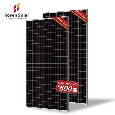 China System Projects Solar Panel 500w 12BB 120 Cells 450w Solar Panel 600W Solar Panel Solar Battery Installation Kits for sale