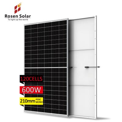 China Good Quality Solar Powered China Solar Panel Solar Panel 600w 12BB 120 Half Cell Solar Panel System Projects for sale