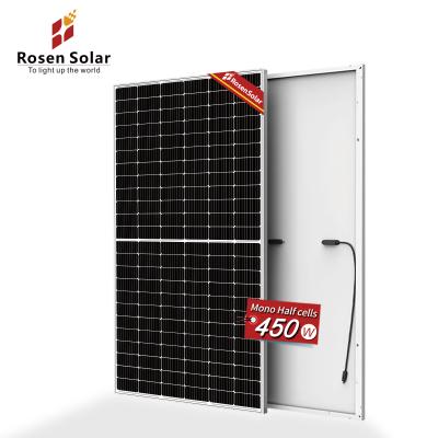 China China Manufacture PV Solar Panel 440 Half Solar Panel 450 Watt Solar Panel WP Reduced 450W Price RS450M6-144HC for sale