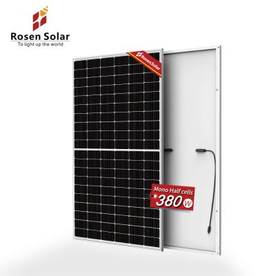 China EVA/POE Chint Mono Solar Panel 380 W PERC Half Cell Solar Panel 380w Solar Panel For Commercial Use for sale