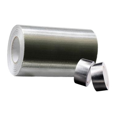 China Butyl Rubber Tape Dispenser Waterproof Aluminum Foil Tape Heat Resistant Butyl Adhesive Waterproof Jumbo Roll for sale