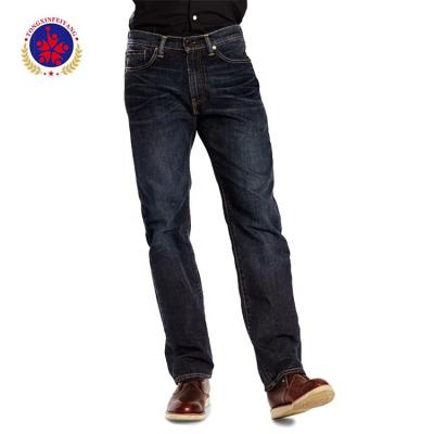 China QUICK DRY Classic Straight Leg Mens Regular Fit Straight Jeans for sale