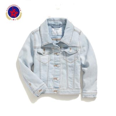 China Anti-Wrinkle Stretch Unisex Denim Jean Jacket For Toddler for sale