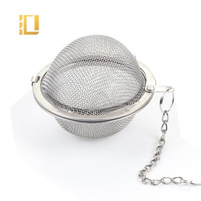 China Sustainable Food Grade Ball Shape Tea Accessories Stainless Steel Tea Infuser for sale