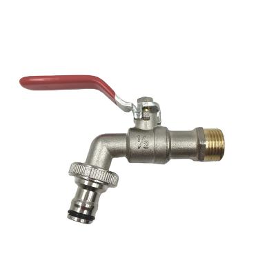 China 1/2 Half Traditional Brass Zinc Washing Machine Half Hose Bib Faucet Faucet With Interface For Bathroom Garden for sale