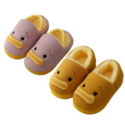 China New Design Baby Kids Winter Slippers Winter Plush Kids Winter Slippers Unique Non-slip Soft Indoor Lightweight Kids Slippers for sale