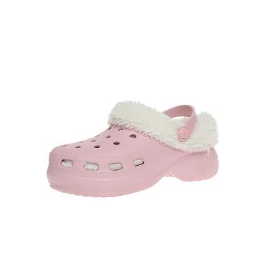 China New Design Kitchen Light Warm Winter Unique Soft Indoor Waterproof Clog For Women China Factory Winter Garden Clog for sale