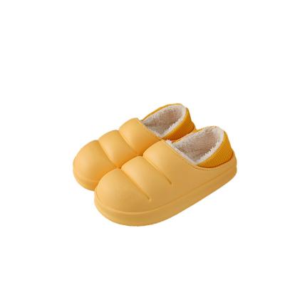 China New Design Winter Velvet Slippers Cotton Home Waterproof Men China Factory Lightweight Waterproof Winter Slippers for sale