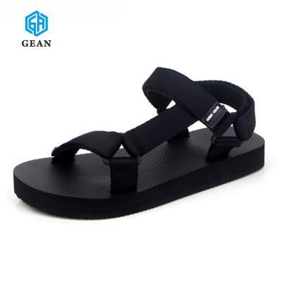 China 2019 Popular Unisex Black Slippers Color Anti-slippery Empty Sandals for sale