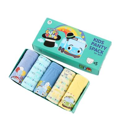 China Breathable Cartoon Printing Little Boys Cute Underwear With Good Quality Kids Panties for sale