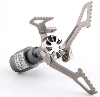 China Ultralight Titanium Alloy Gas Stove Burners Jet Picnic Portable Outdoor Gas Stove for sale