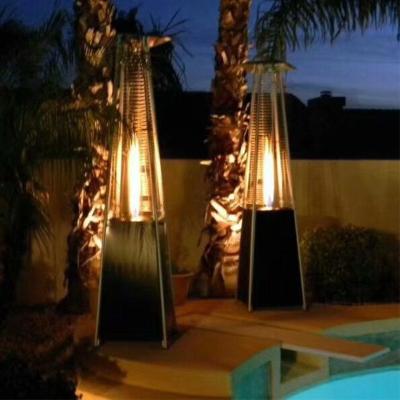 China Outdoor Pyramid Patio Heater Wood Pellet Patio Heaters for sale