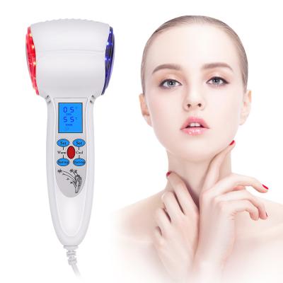 China Face Lift Hot&Cold Double Heads Hammer Massage Instrument SPA Facial Anti-Wrinkle Skin Tighten Lifting And Shrinking Pores Beauty Device for sale