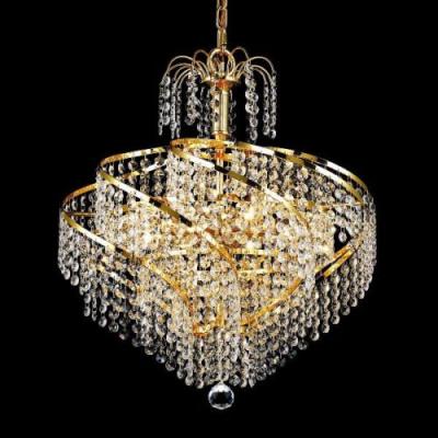 China Wholesale classic made in china k9 crystal chandelier cheap decoration vintage dubai golden lamp for sale