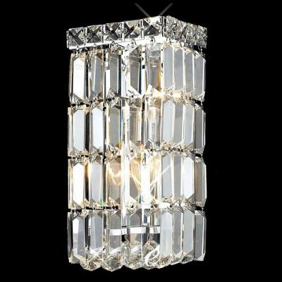 China Modern Guzhen Crystal Wall Sconce Lamp Hallway Staircase Bathroom Bedside Mirror Modern Silver Gold For Hotel for sale