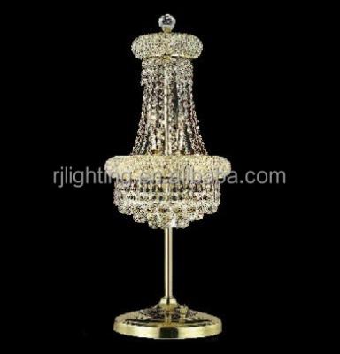 China Zhongshan Modern Factory Fantastic Luxury Crystal Bedside Living Room Table Lamp For Hotel for sale