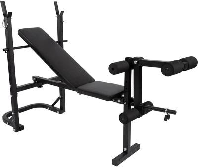 China Adjustable Folding and Dropping PU Leather Weight Bench Training Barbell Rack Fitness Salon, Strength Incline for sale