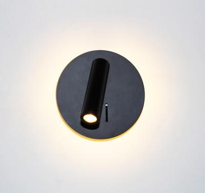 China Eye Protected 2020 New Fashion Simple Led Bedside Lamp Reading Wall Light Reading Light Floating Rotatable Light for sale