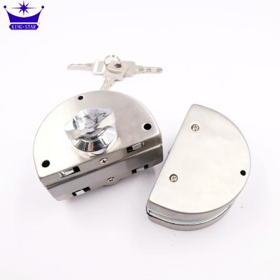 China Apartment Center Door Locks Double Knob Sliding Glass Side Door Lock With Keys for sale