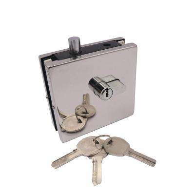 China Stainless Steel Glass Door Strong Security Central Door Lock for sale