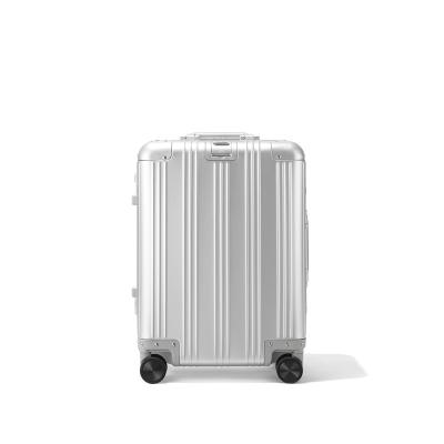 China China Wholesale Agent Aluminum Market Small Metal Suitcase Luggage Set Trolley Suitcase for sale