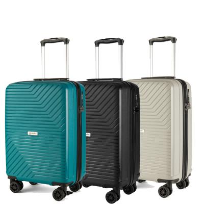 China Waterproof PP Leacesking Trolley Set Suitcase New Arrival Vintage Travel Custom Luggage Bag Hard Suitcases for sale