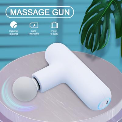 China Handheld Vibrating Colorful Mini Body Massager Gun hand Held Massager Gun for sale