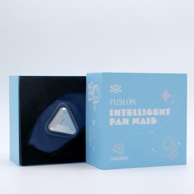 China Halloween Styles FUSLON Child Wholesale Kids USB Face Fan Electric Mask Air Purifier for sale