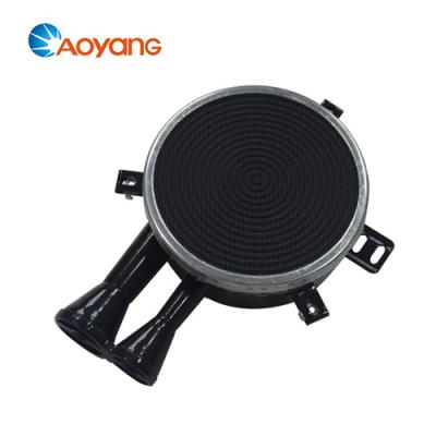 China > 10 Years Gas Cooker Parts Enameled Infared Burner Less Consumption Burner 135mm / 150mm for sale