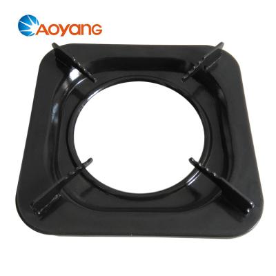 China Gas Stovetop Covers Black Powder Grill Square Shape Pan Support for sale