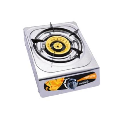 China Hot Sale New Model Household Single Burner Gas Stove 0.33mm Stainless Steel Cook Table Top Gas Stove for sale