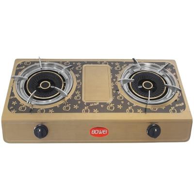 China Household Kitchen Gas Stove 2 Burner Double Burner Gas Stove Table Gas Stove Top for sale