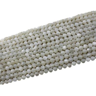 China Natural High Quality Natural Gemstone Beads Loose Gemstone White Selenite Moonstone Beads For Jewelry Making for sale